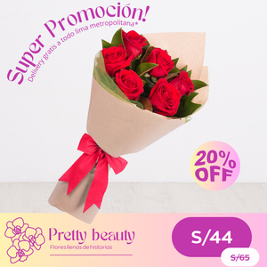 Ramo de 6 Rosas